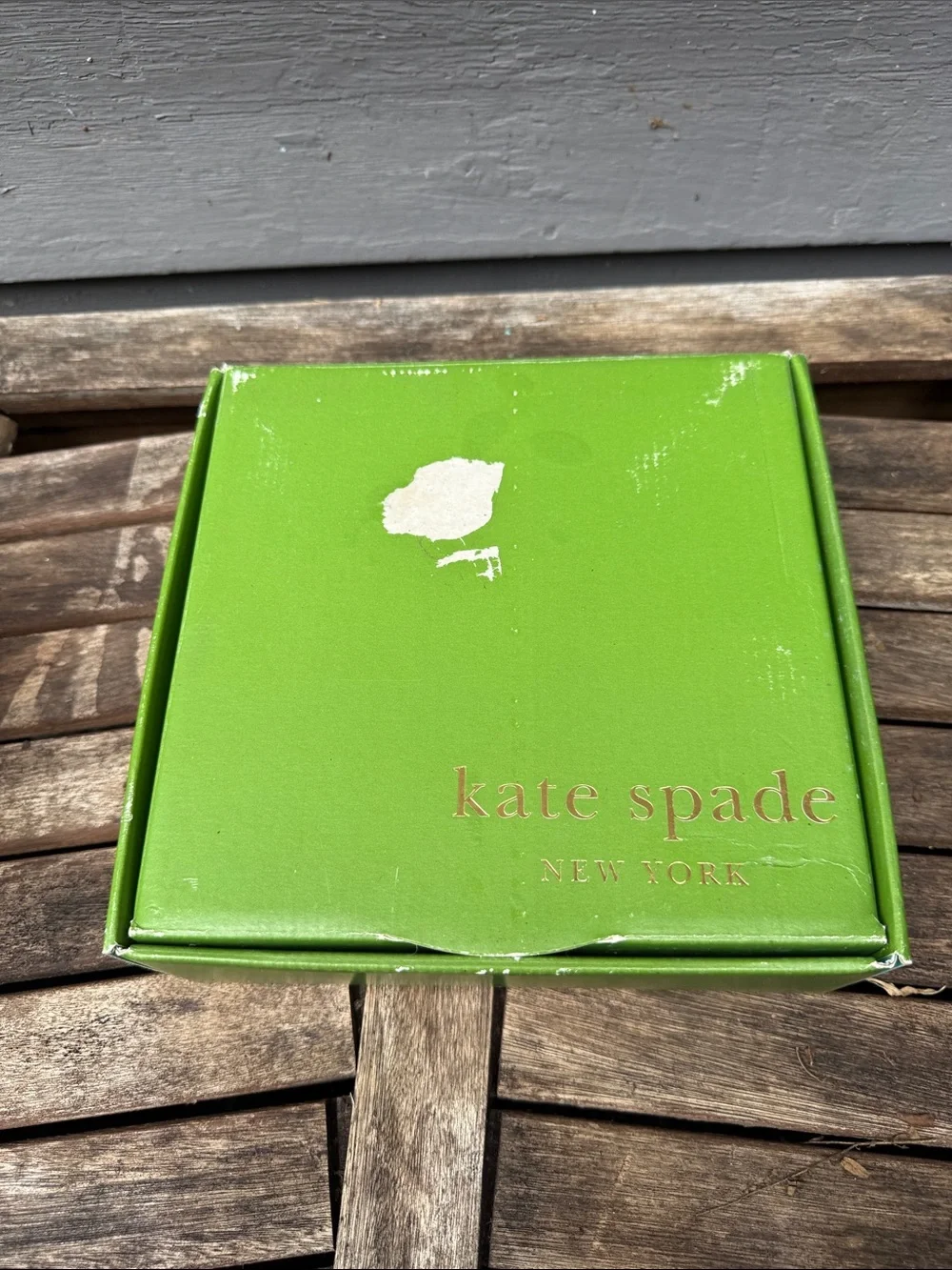Kate Spade Larabee Dot Full Lead Crystal Photo Frame with White Polka Dots 3”x3”